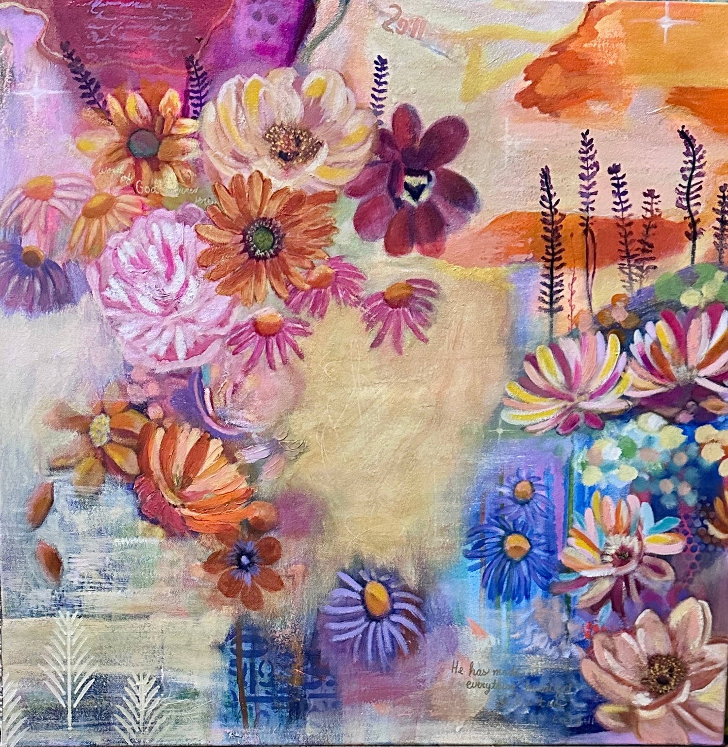 Whispers of Beauty: Abstract Blooms